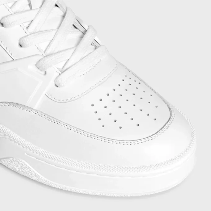 Sneaker Trainer Ct-09 aus Kalbsleder und Mesh