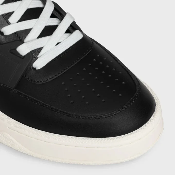 Sneaker Trainer Ct-09 aus Kalbsleder und Mesh