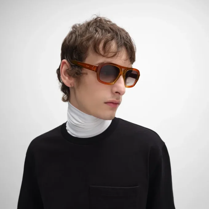 Sonnenbrille „Black Frame 62“ aus Acetat Sonnenbrille „Black Frame 62“ aus Acetat