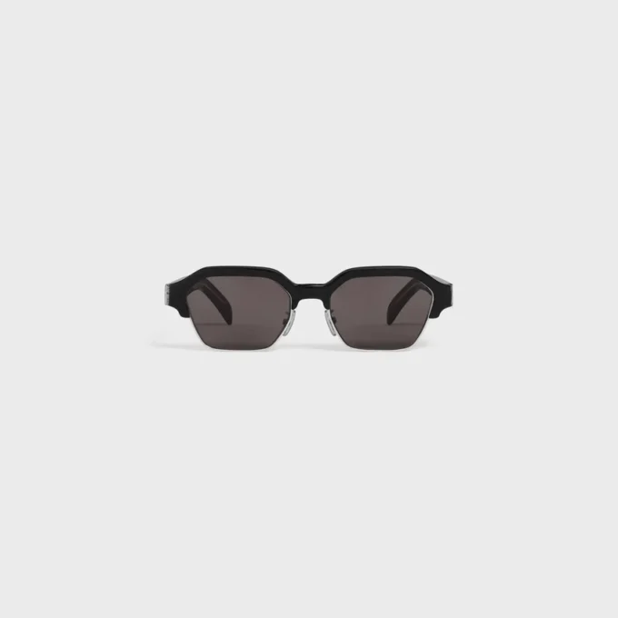 Sonnenbrille „Black Frame 63“ aus Acetat und Metall