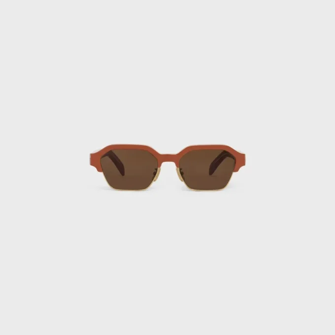 Sonnenbrille „Black Frame 63“ aus Acetat und Metall