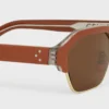 Sonnenbrille „Black Frame 63“ aus Acetat und Metall