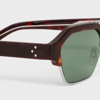 Sonnenbrille „Black Frame 63“ aus Acetat und Metall
