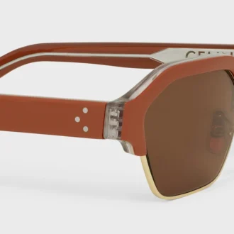 Sonnenbrille „Black Frame 63“ aus Acetat und Metall