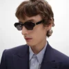 Sonnenbrille „Black Frame 63“ aus Acetat und Metall