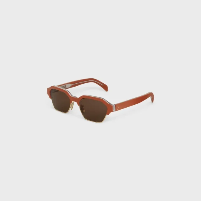 Sonnenbrille „Black Frame 63“ aus Acetat und Metall