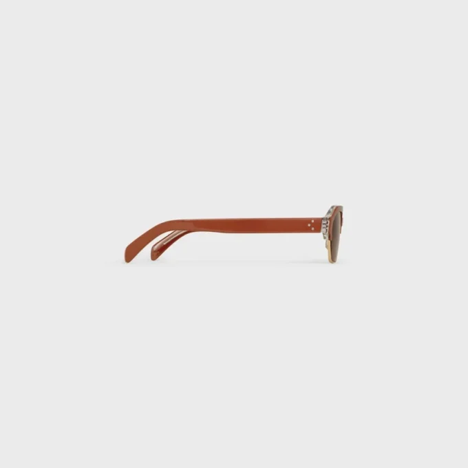 Sonnenbrille „Black Frame 63“ aus Acetat und Metall