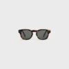 Sonnenbrille mit schwarzem Rahmen 42 aus Acetat