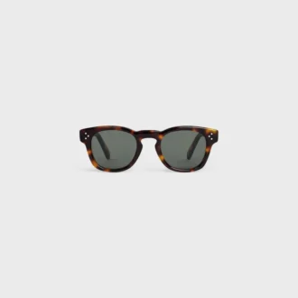 Sonnenbrille mit schwarzem Rahmen 42 aus Acetat