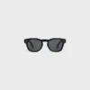 Sonnenbrille mit schwarzem Rahmen 42 aus Acetat