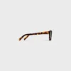 Sonnenbrille mit schwarzem Rahmen 42 aus Acetat