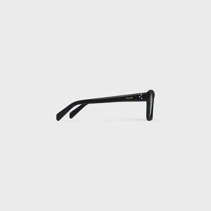 Sonnenbrille mit schwarzem Rahmen 42 aus Acetat