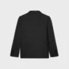 Sorbonne-Jacke aus gestreifter Wolle