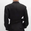 Spencer-Smokingjacke aus Wollgabardine Spencer-Smokingjacke aus Wollgabardine
