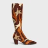 Stage – Hoher Stiefel aus Python-Patchwork