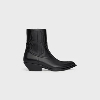 Stiefel Leon aus glänzendem Kalbsleder Stiefel Leon aus glänzendem Kalbsleder