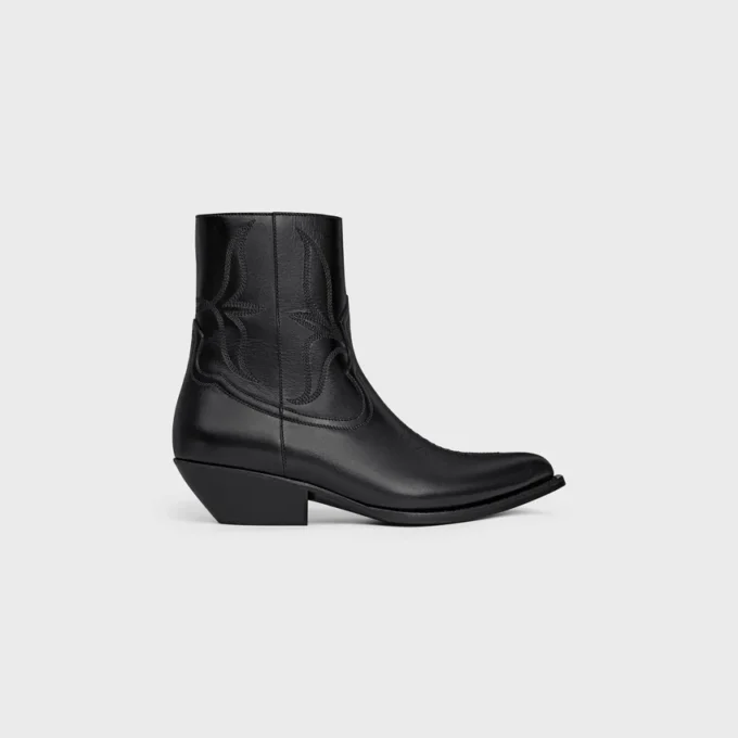Stiefel Leon aus glänzendem Kalbsleder