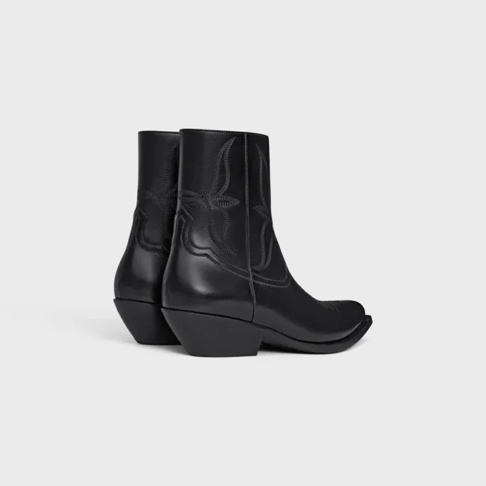 Stiefel Leon aus glänzendem Kalbsleder