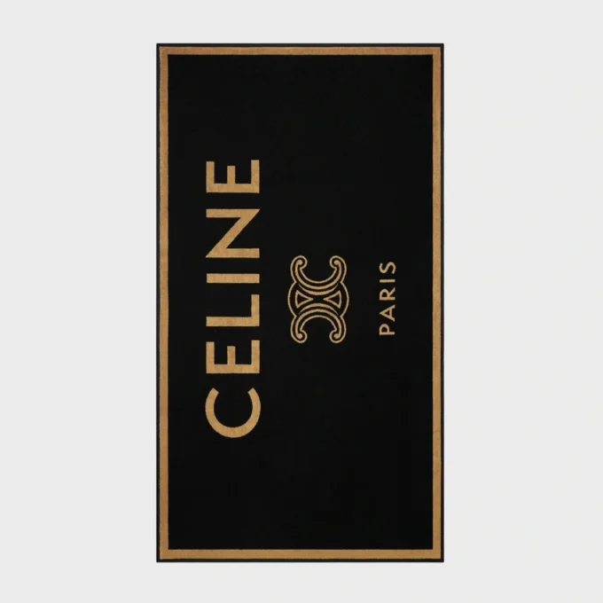 Strandtuch aus CELINE Triomphe-Frottee Strandtuch aus CELINE Triomphe-Frottee