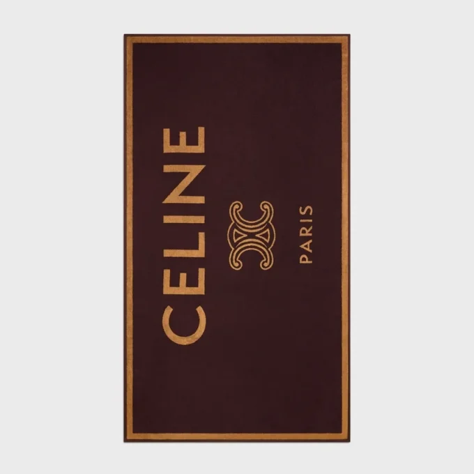 Strandtuch aus CELINE Triomphe-Frottee Strandtuch aus CELINE Triomphe-Frottee