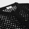 Strickjacke aus Baumwollhäkelstoff Strickjacke aus Baumwollhäkelstoff