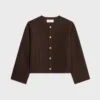 Strickjacke aus Double-Face-Kaschmir Strickjacke aus Double-Face-Kaschmir
