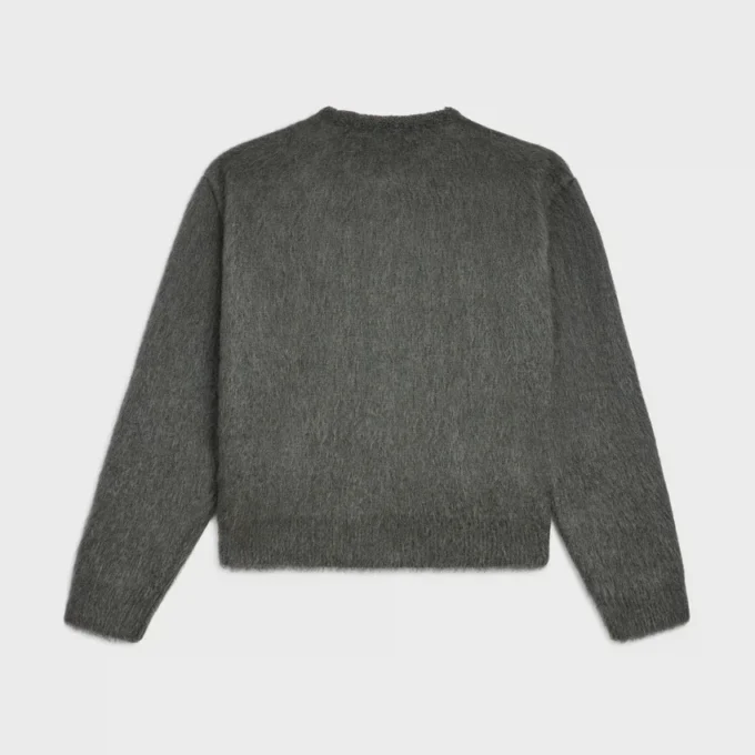 Strickjacke aus gebürstetem Mohair Strickjacke aus gebürstetem Mohair