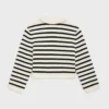 Strickjacke aus gestreifter Wolle Strickjacke aus gestreifter Wolle