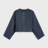 Strickjacke aus Lammleder Strickjacke aus Lammleder