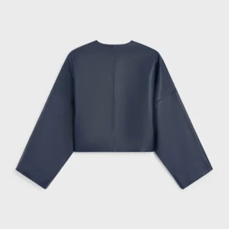 Strickjacke aus Lammleder