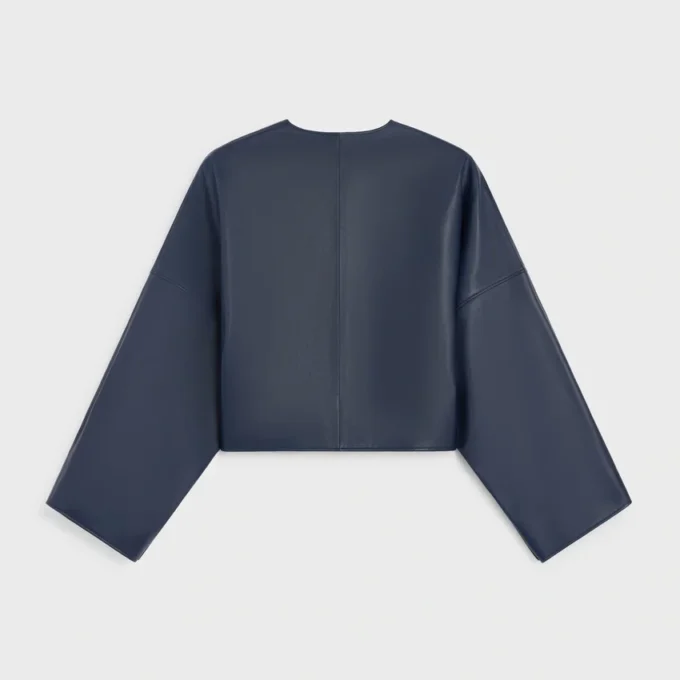 Strickjacke aus Lammleder Strickjacke aus Lammleder