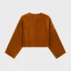 Strickjacke aus Wildleder Strickjacke aus Wildleder