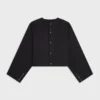 Strickjacke aus Wollstoff Strickjacke aus Wollstoff