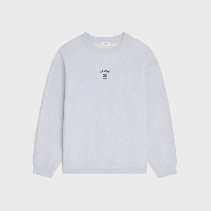 Sweatshirt aus Baumwollfleece