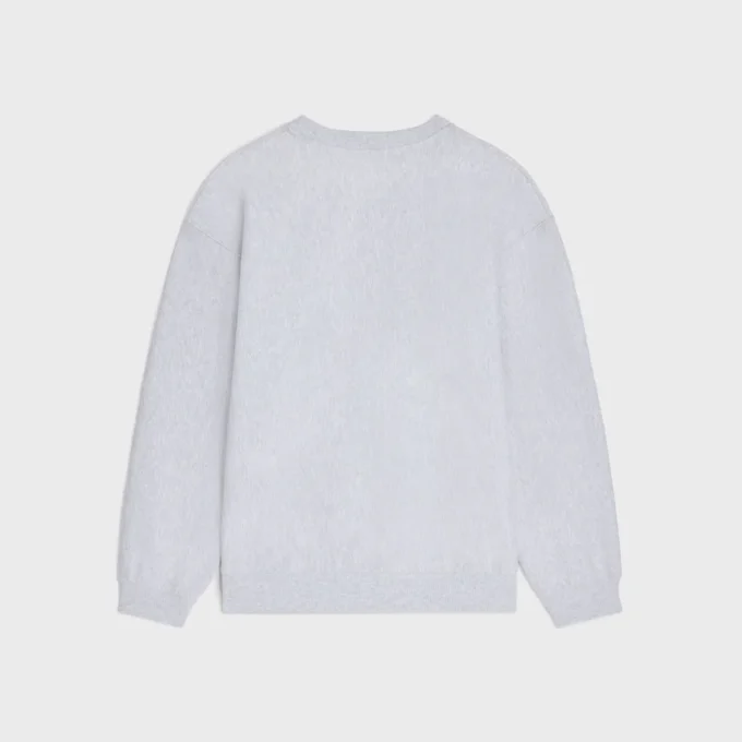 Sweatshirt aus Baumwollfleece