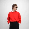 Sweatshirt aus Baumwollfleece