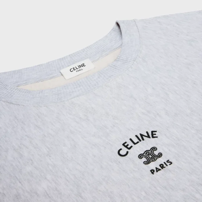 Sweatshirt aus Baumwollfleece