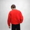 Sweatshirt aus Baumwollfleece