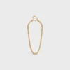 Systeme Halskette aus Gelbgold und Diamanten