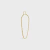Systeme Halskette aus Gelbgold und Diamanten