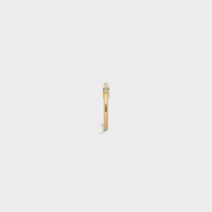 Systeme-Ring aus Gelbgold und Diamanten Systeme-Ring aus Gelbgold und Diamanten