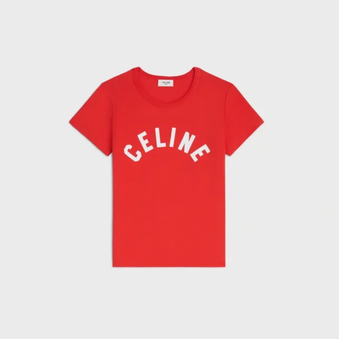 T-Shirt aus geripptem Baumwolljersey T-Shirt aus geripptem Baumwolljersey