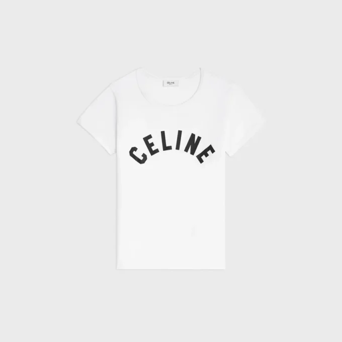 T-Shirt aus geripptem Baumwolljersey T-Shirt aus geripptem Baumwolljersey