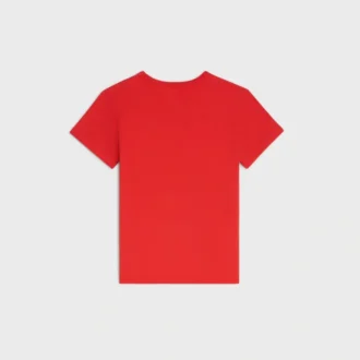 T-Shirt aus geripptem Baumwolljersey