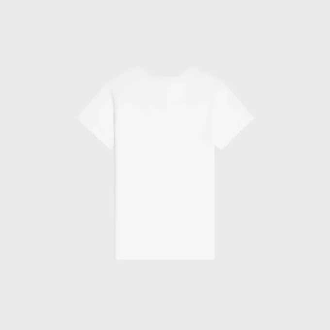 T-Shirt aus geripptem Baumwolljersey T-Shirt aus geripptem Baumwolljersey