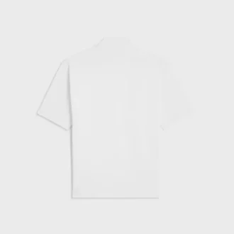 T-Shirt mit Stehkragen aus Baumwolljersey