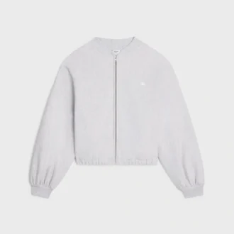 Teddyjacke aus Baumwollfleece