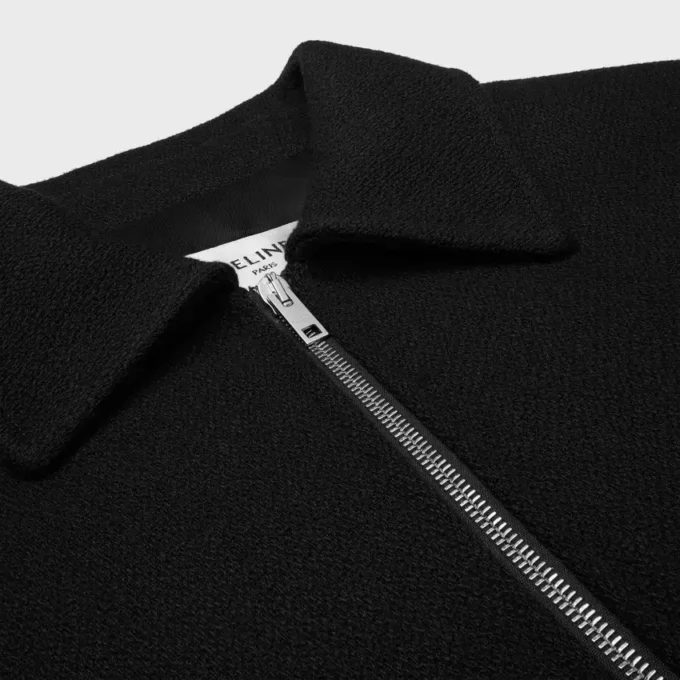 Teddyjacke aus strukturierter Wolle