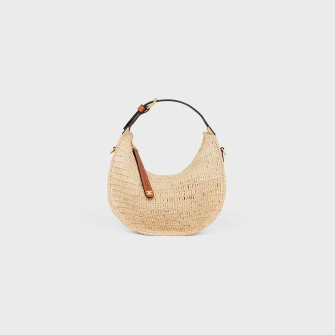 Teen Celine Lulu aus Raffia und naturbelassenem Kalbsleder Teen Celine Lulu aus Raffia und naturbelassenem Kalbsleder