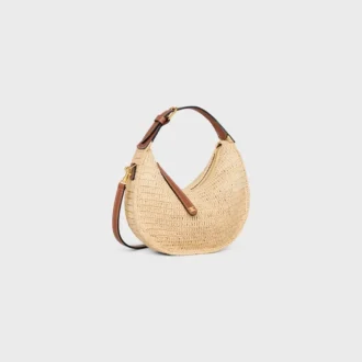 Teen Celine Lulu aus Raffia und naturbelassenem Kalbsleder Teen Celine Lulu aus Raffia und naturbelassenem Kalbsleder